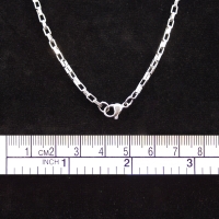 Venezianer-Halskette, Edelstahl, 51cm lang, 2mm stark